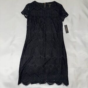 Laundry by Shelli Segal black‎ cocktail dress lace size 6